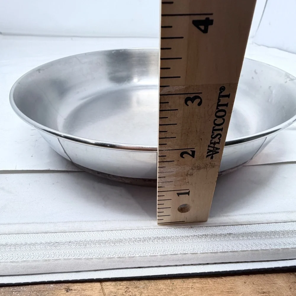 Vintage Revere Ware 1801 9 Inch Skillet Copper Clad Bottom Fry Pan Clinton IL